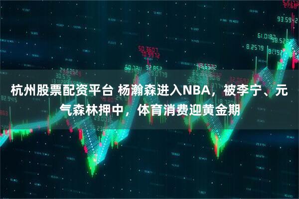 杭州股票配资平台 杨瀚森进入NBA，被李宁、元气森林押中，体育消费迎黄金期
